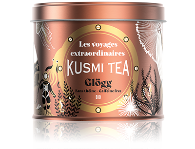 Infusion Glögg BIO Boite métal 125g - Kusmi Tea - Thé et infusion - KM6013 - La Guilde Culinaire