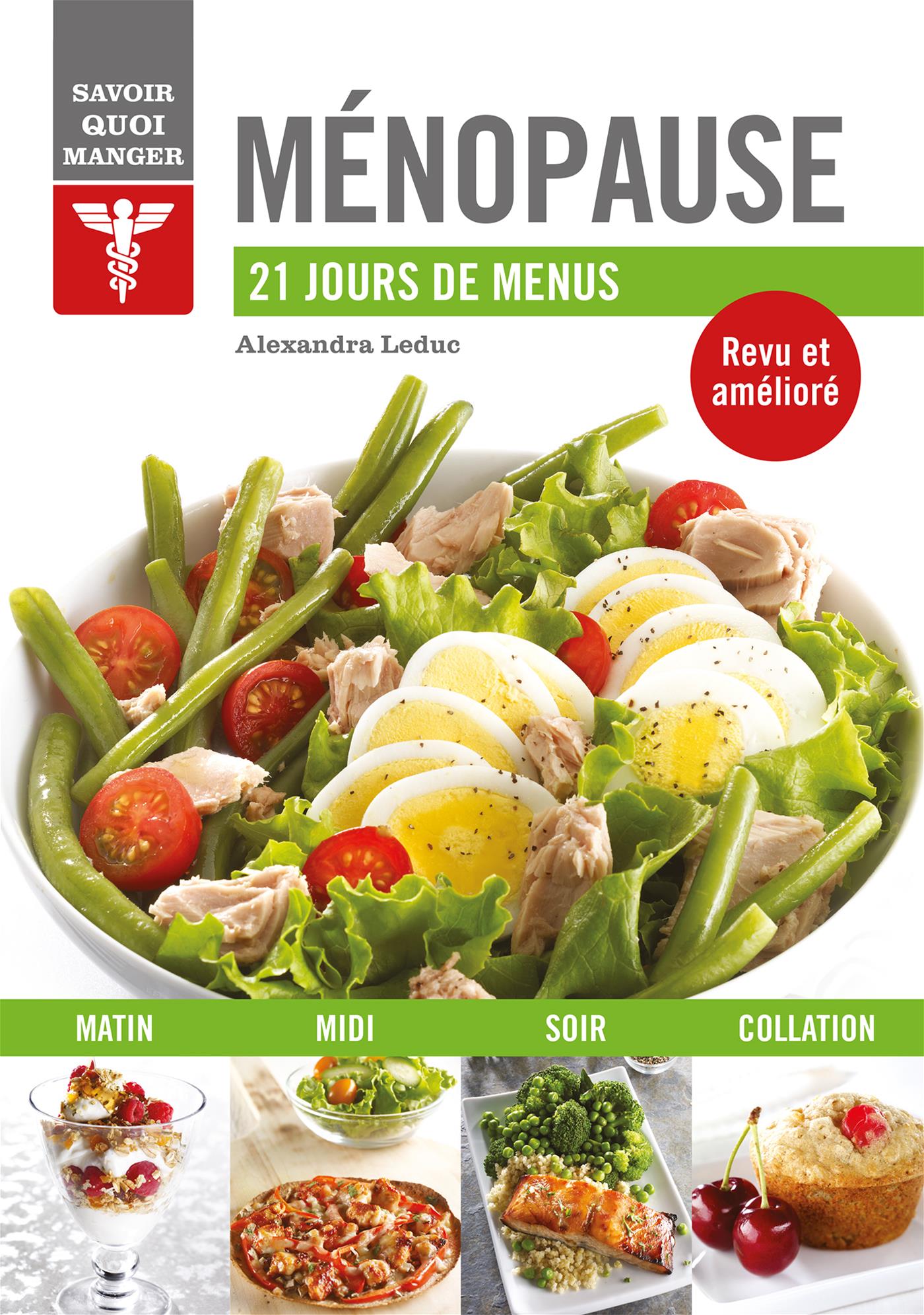 Savoir quoi manger - Ménopause    - Modus Vivendi Ed. - Livre de cuisine - 