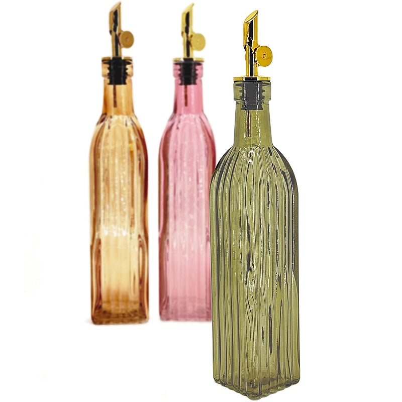 500 ml Green Glass Oil/Vinegar Bottle