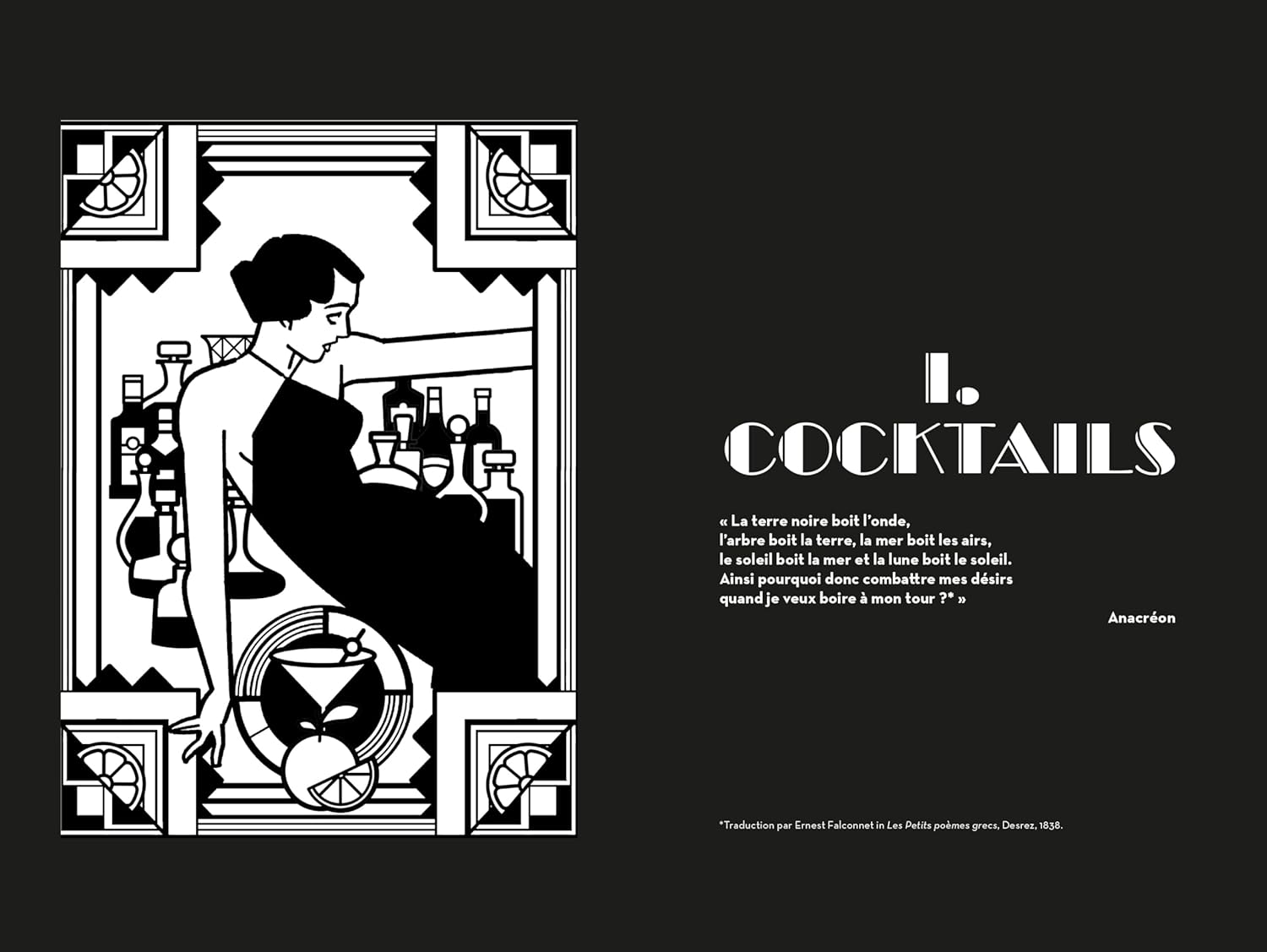 L'art du cocktail    - Albin Michel Ed. - Livre d'alcool et boisson - 