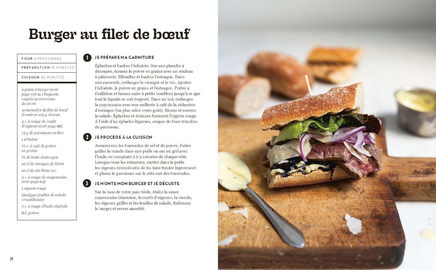 Burger    - Marabout - Livre de cuisine - 