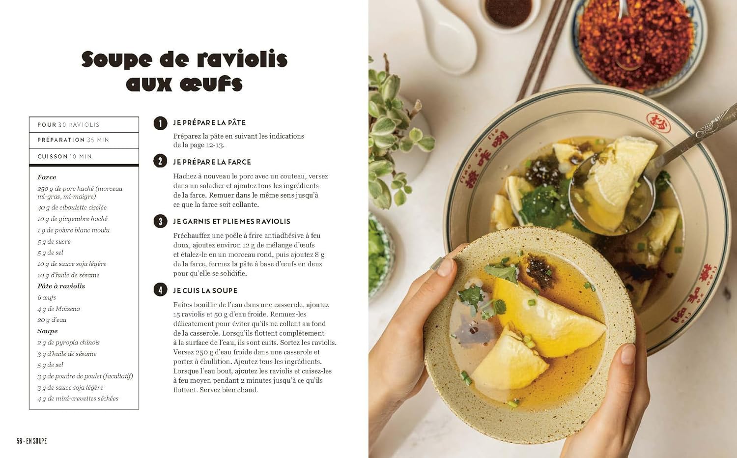 Ravioli chinois    - Marabout - Livre de cuisine - 