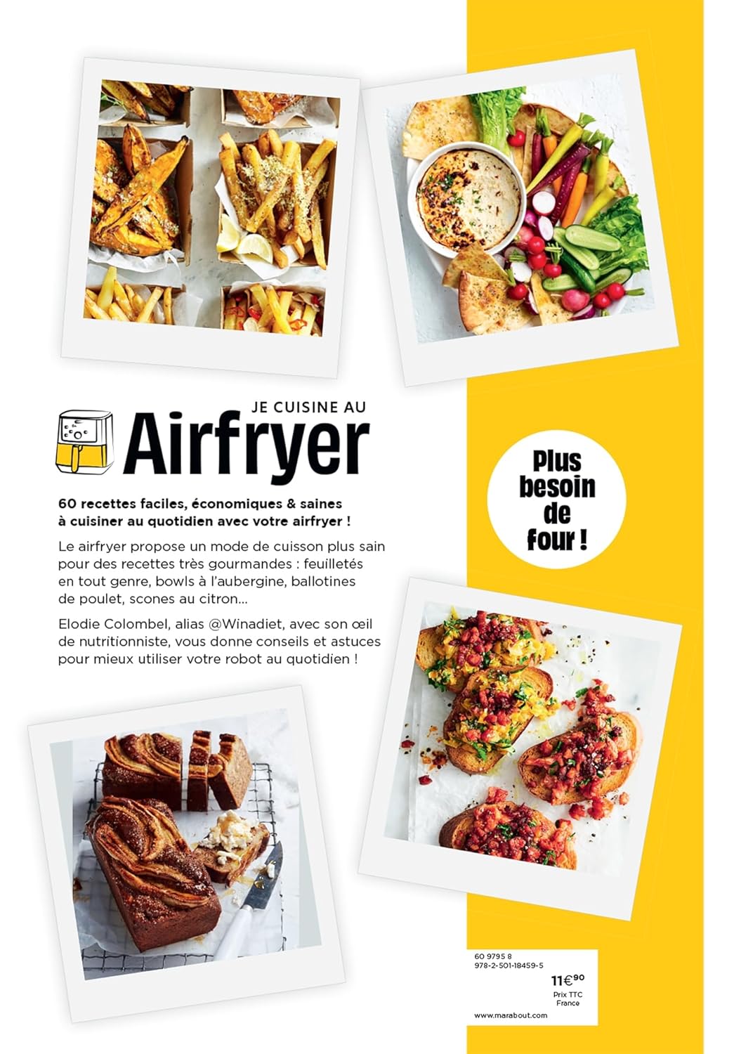 Je cuisine au Airfryer    - Marabout - Livre de cuisine - 