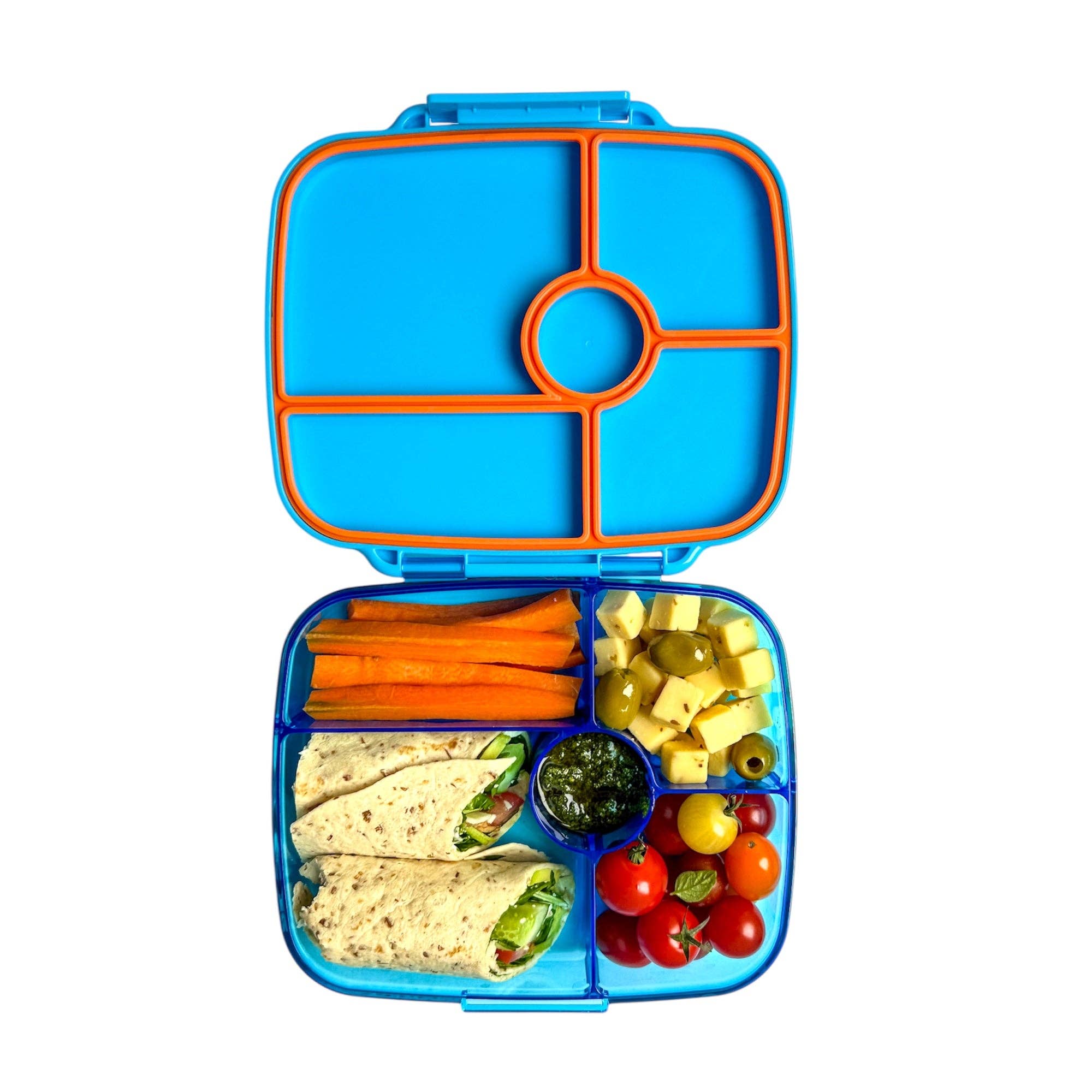 Yumbox Go - Boîte-repas bento étanche XL, plateau profond Miami Blue - Yumbox - Boîte à repas - MBG202510 - La Guilde Culinaire
