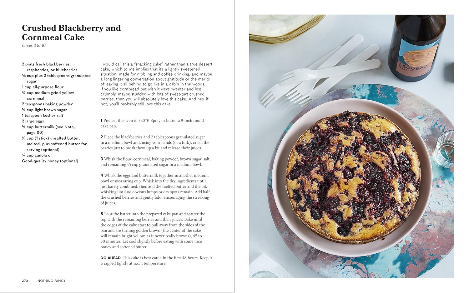 Nothing Fancy - Clarkson Potter Ed. - Livre de cuisine - - La Guilde Culinaire