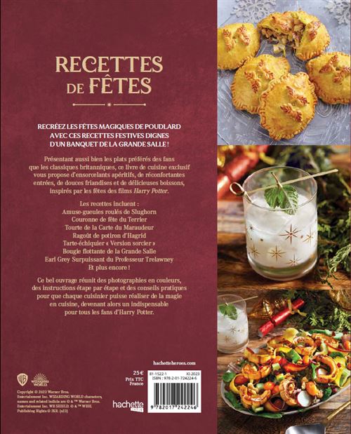 Harry Potter - Recettes de fêtes    - Hachette Ed. - Livre de cuisine - 