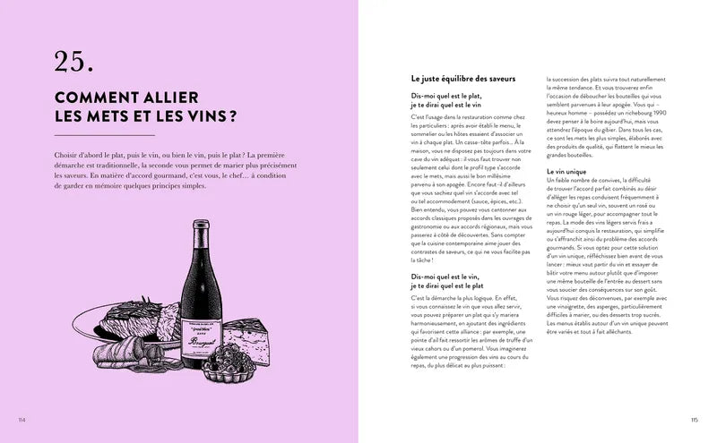 Le Vin en 50 questions    - Hachette Ed. - Livre d'alcool et boisson - 