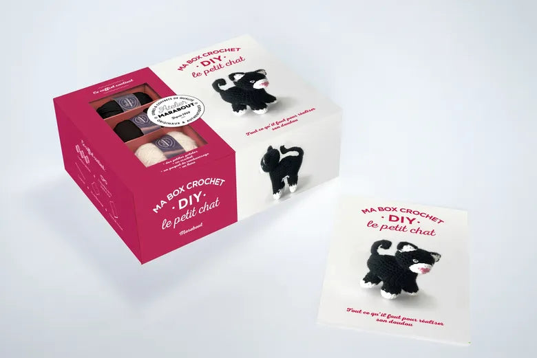 Ma box crochet DIY - Le petit Chat - Marabout - Coffret créatif - - La Guilde Culinaire