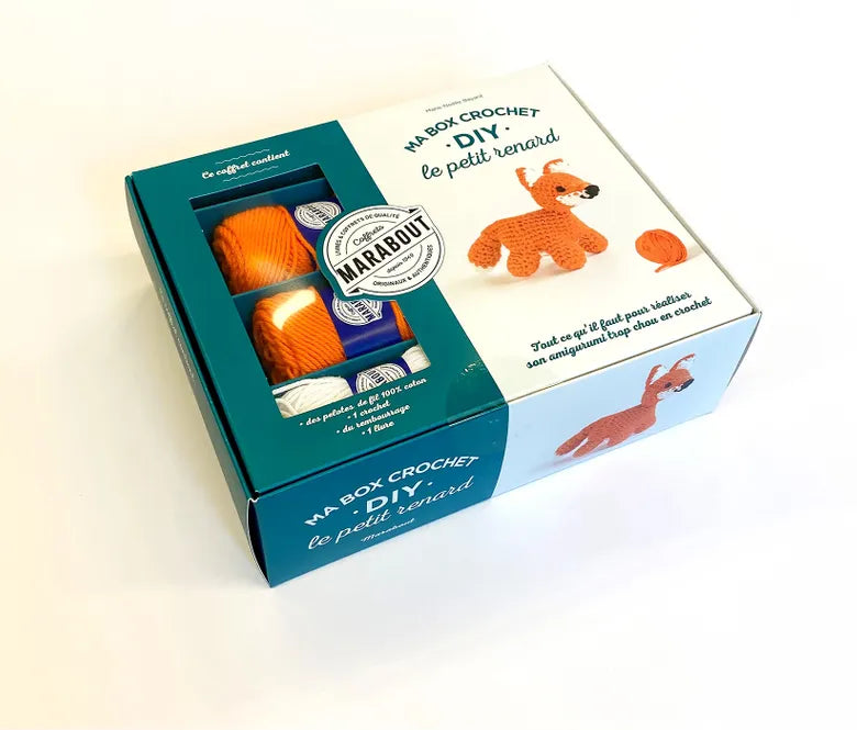 Ma box crochet DIY - Le petit Renard - Marabout - Coffret créatif - - La Guilde Culinaire