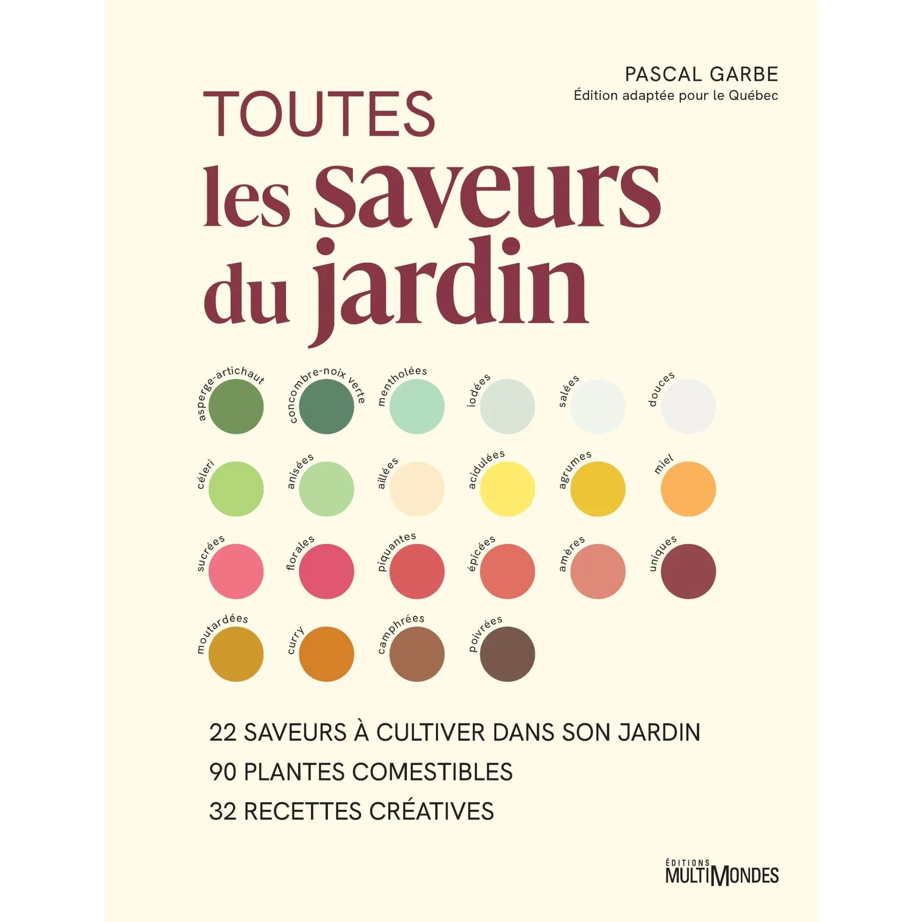 Toutes les saveurs du jardin - MultiMondes Ed. - Livre jardinage - - La Guilde Culinaire
