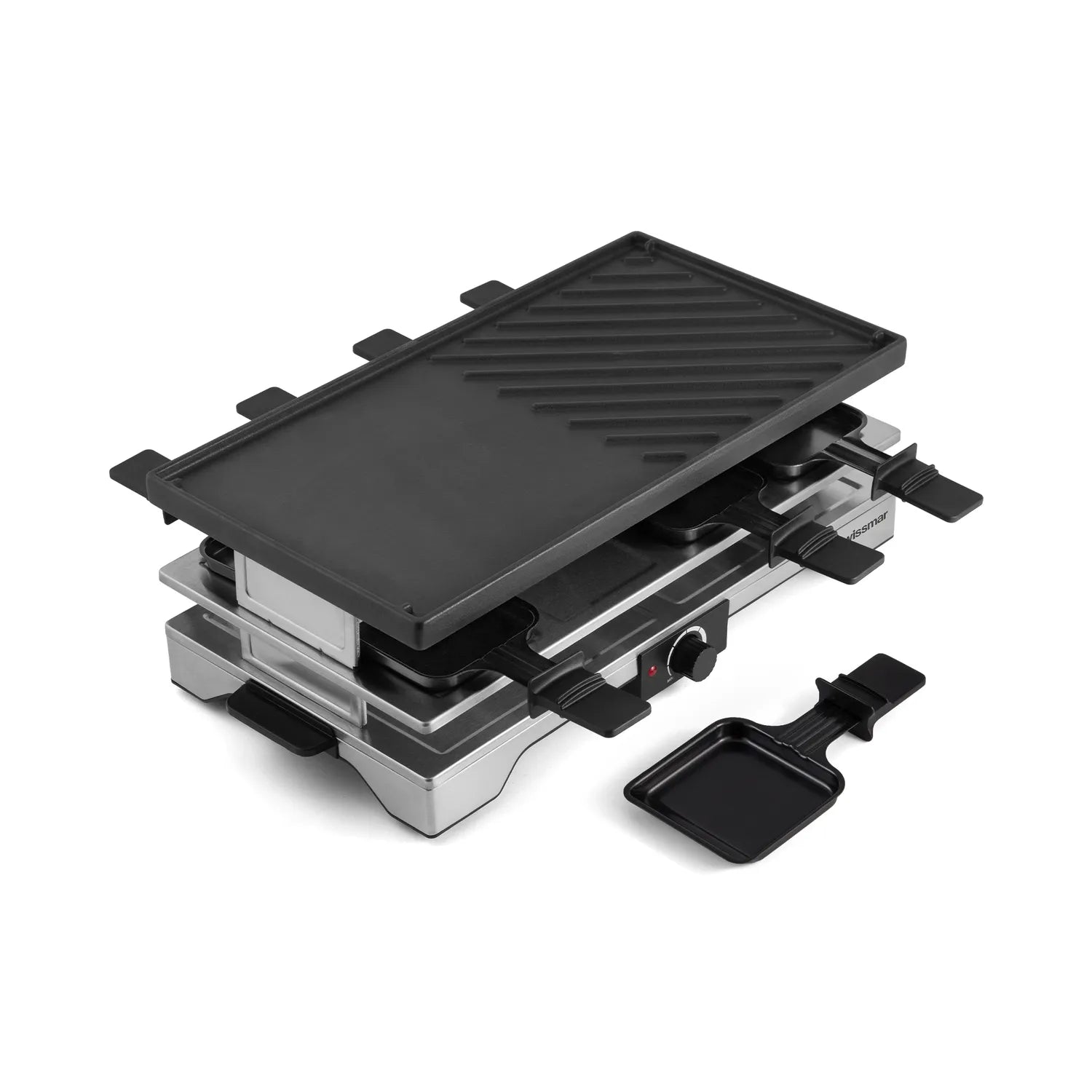 Grill à raclette Verso avec plaque en fonte - Swissmar - Appareil à raclette - - La Guilde Culinaire