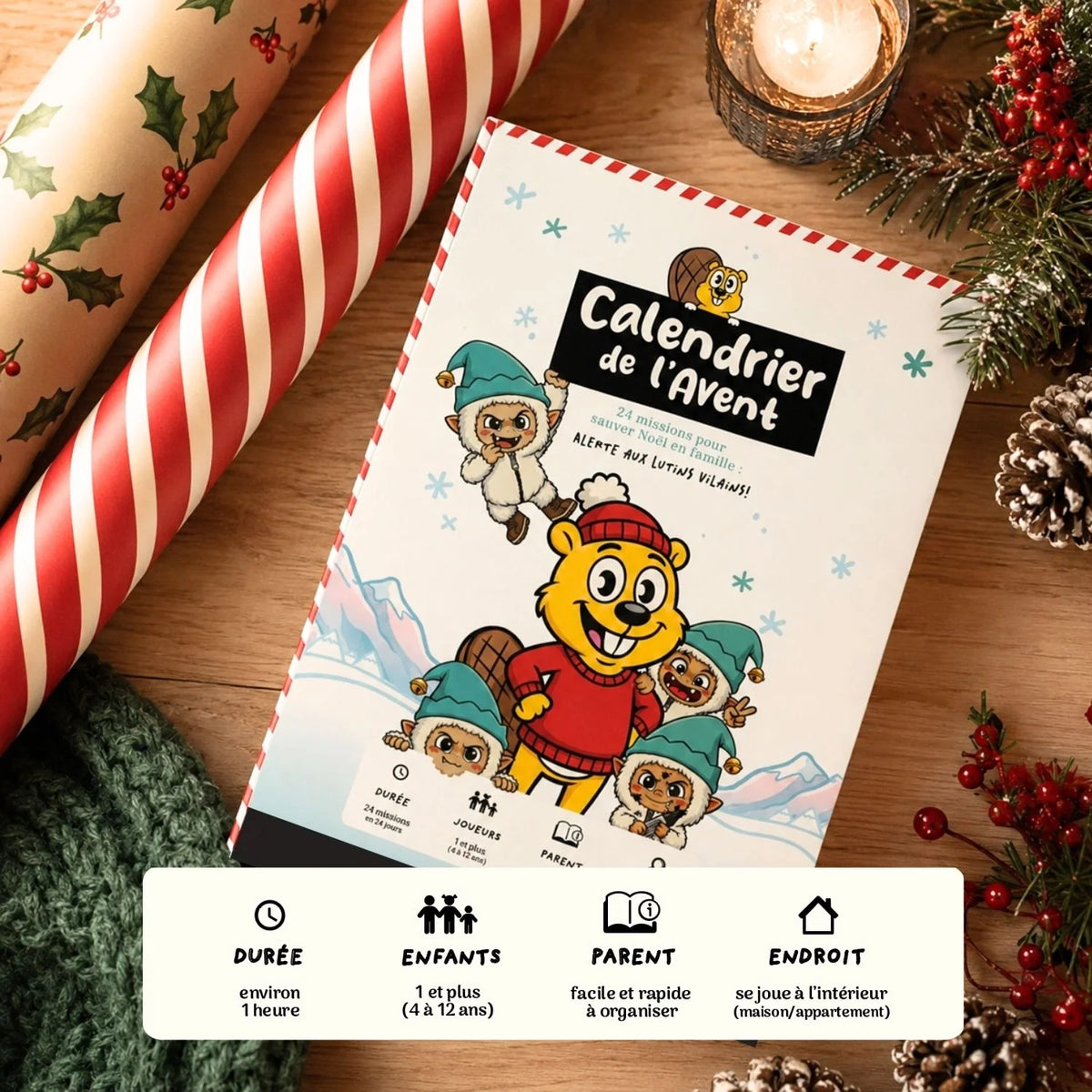 Alerte aux lutins vilains - Calendrier de l'Avent