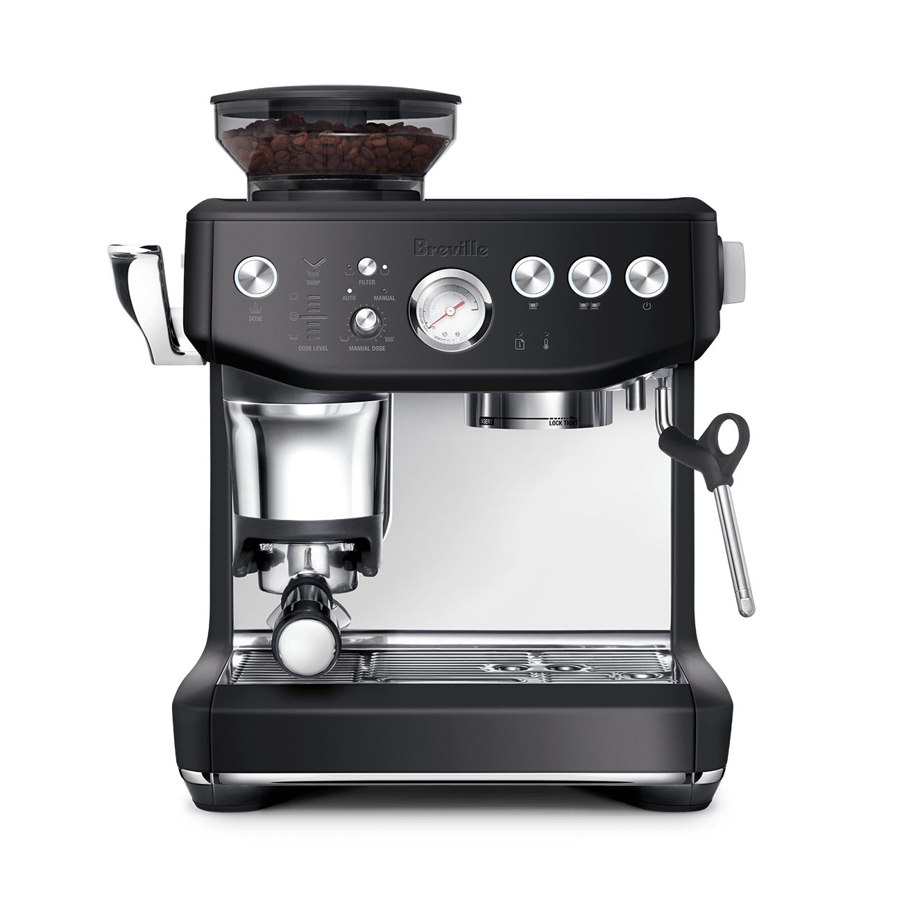 Machine à Café The Barista Express Impress Truffe noire   - Breville - Machine à espresso - BES876BTR1BNA1