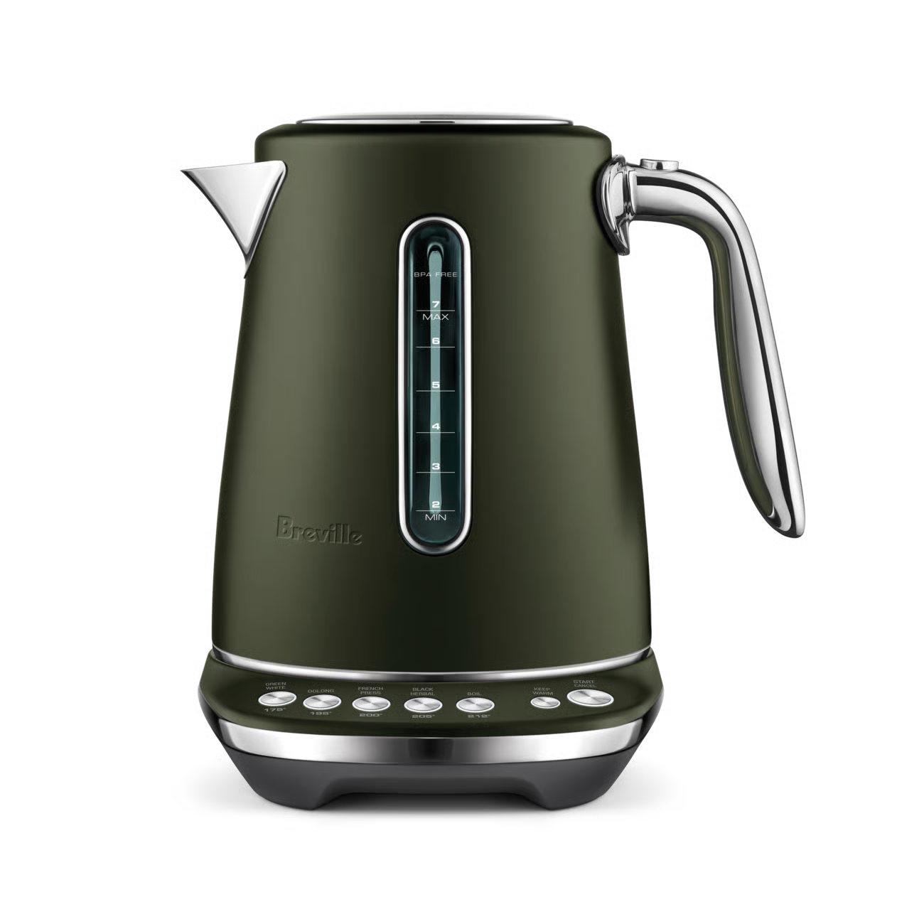 Bouilloire Le Smart Kettle Luxe Tapenade d’olive - Breville - Bouilloire - BKE845OLT1BNA1 - La Guilde Culinaire