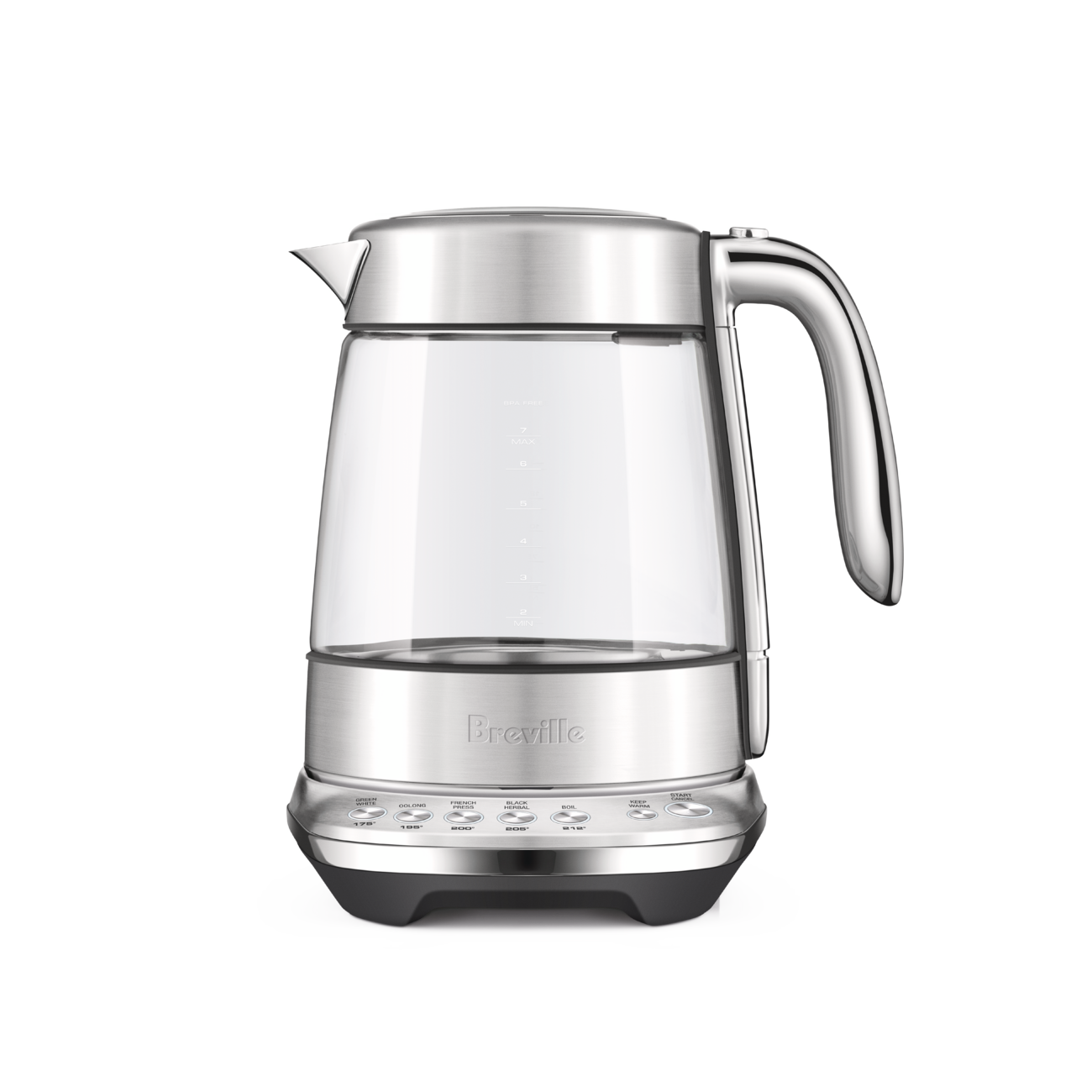 Kettle Clear Breville Smart Glass Kettle Breville Crystal Clear