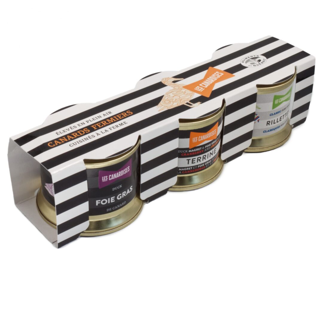 COFFRET le Foie Gras en plus - Les Canardises - Pâté - - La Guilde Culinaire