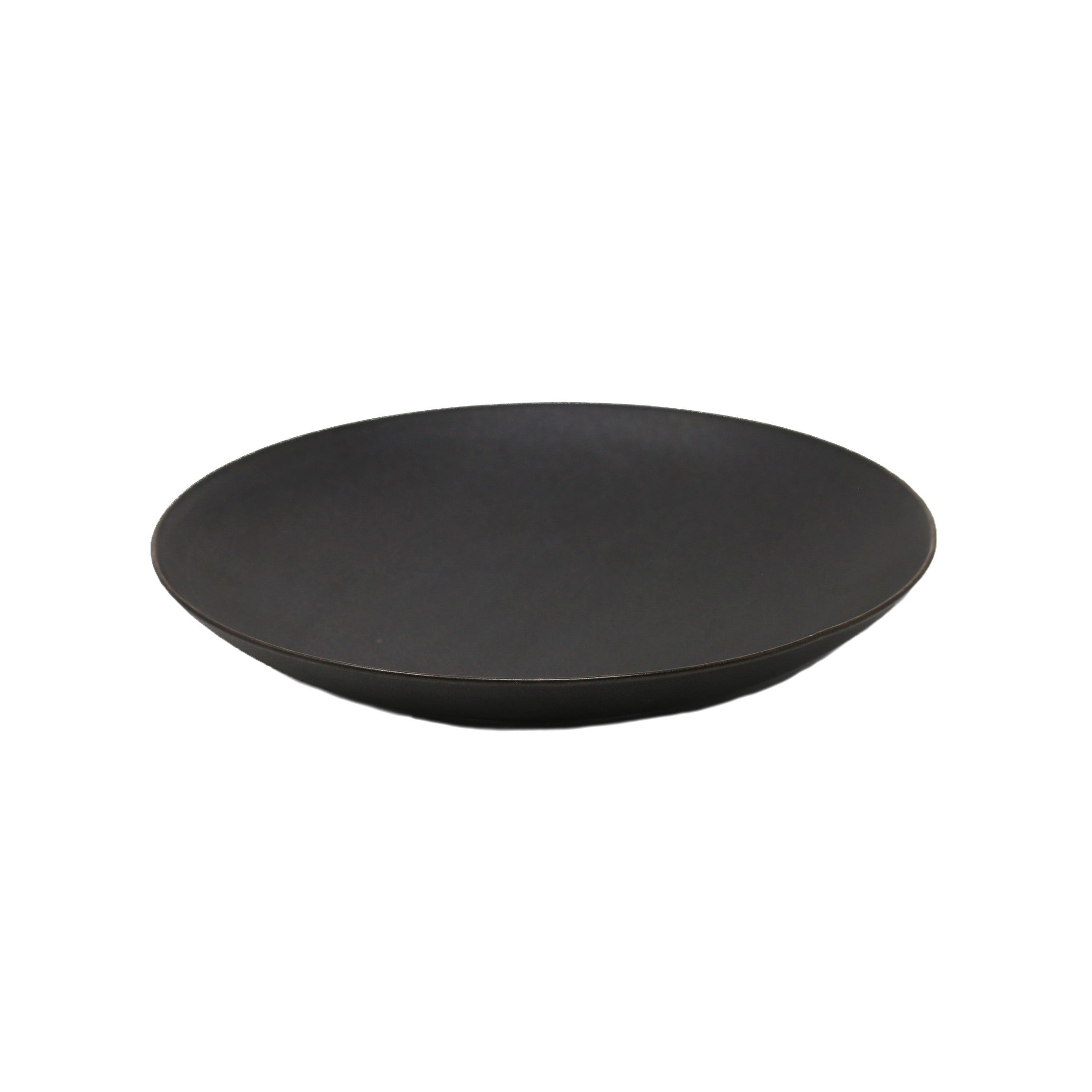 Assiette à soupe ronde forme coupe noire 9.8"    - Planet Tableware - Assiette - 
