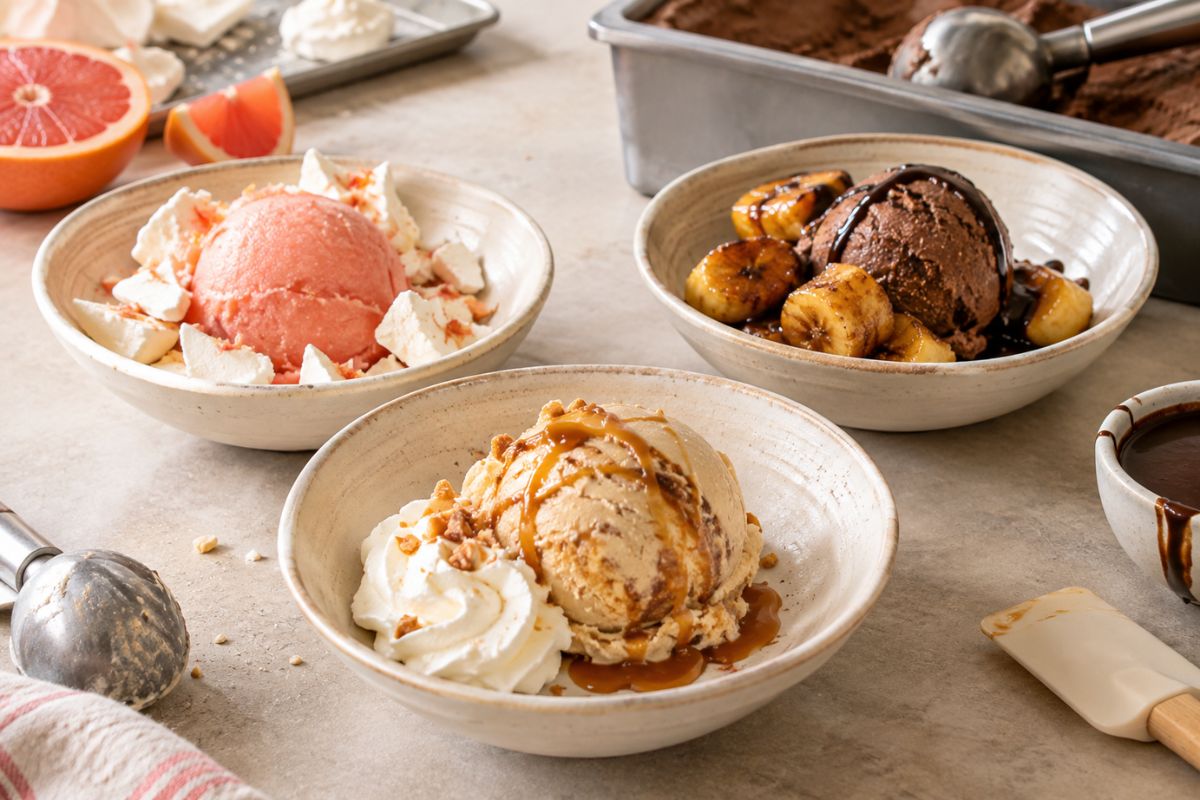 CRÈMES GLACÉES, SORBETS ET DESSERTS GLACÉS - La Guilde Culinaire - Cours - Cours de cuisine - - La Guilde Culinaire