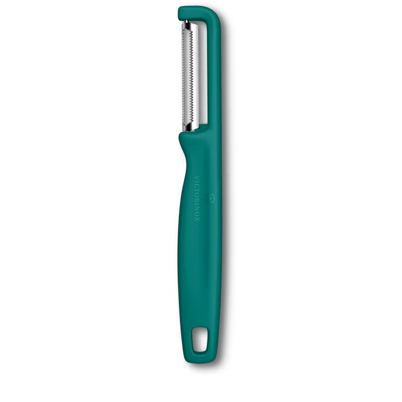 Éplucheur à lame dentée Iota Vert - Victorinox - Éplucheur - 6.0943.4 - La Guilde Culinaire