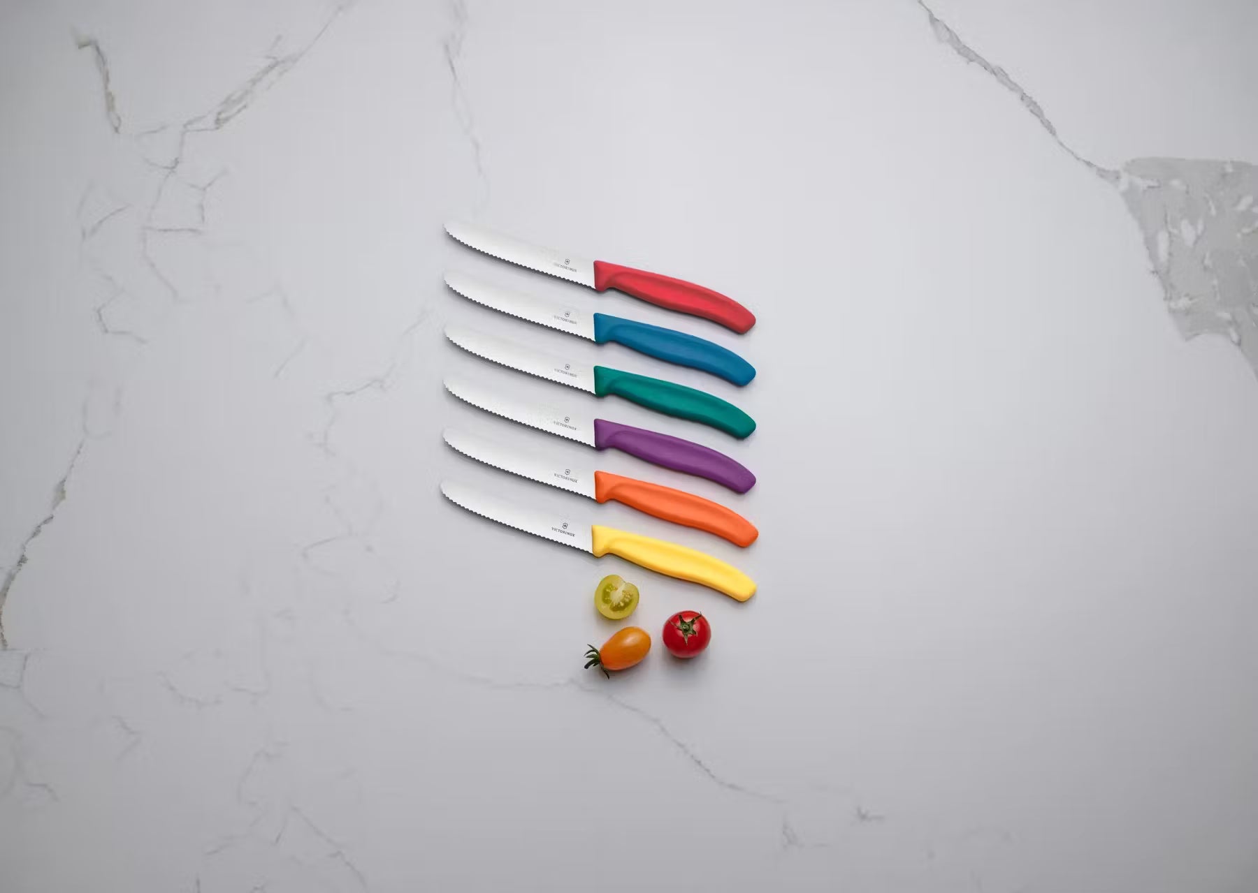 Set de couteaux à tomates et de table Swiss Classic - Victorinox - Couteau de table - - La Guilde Culinaire