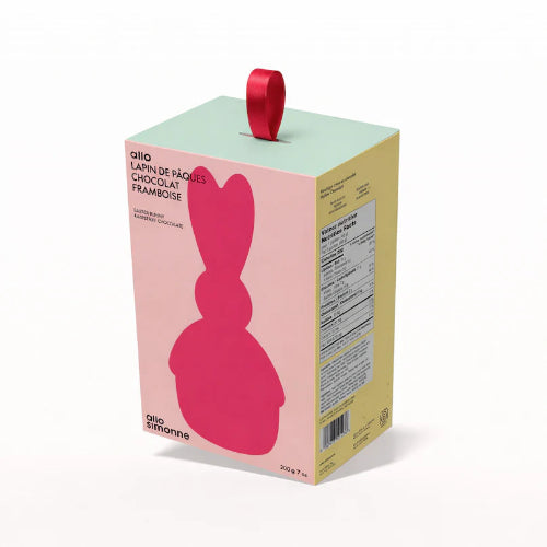 Lapin de Pâques - FRAMBOISE - Allo Simonne - Chocolat - - La Guilde Culinaire