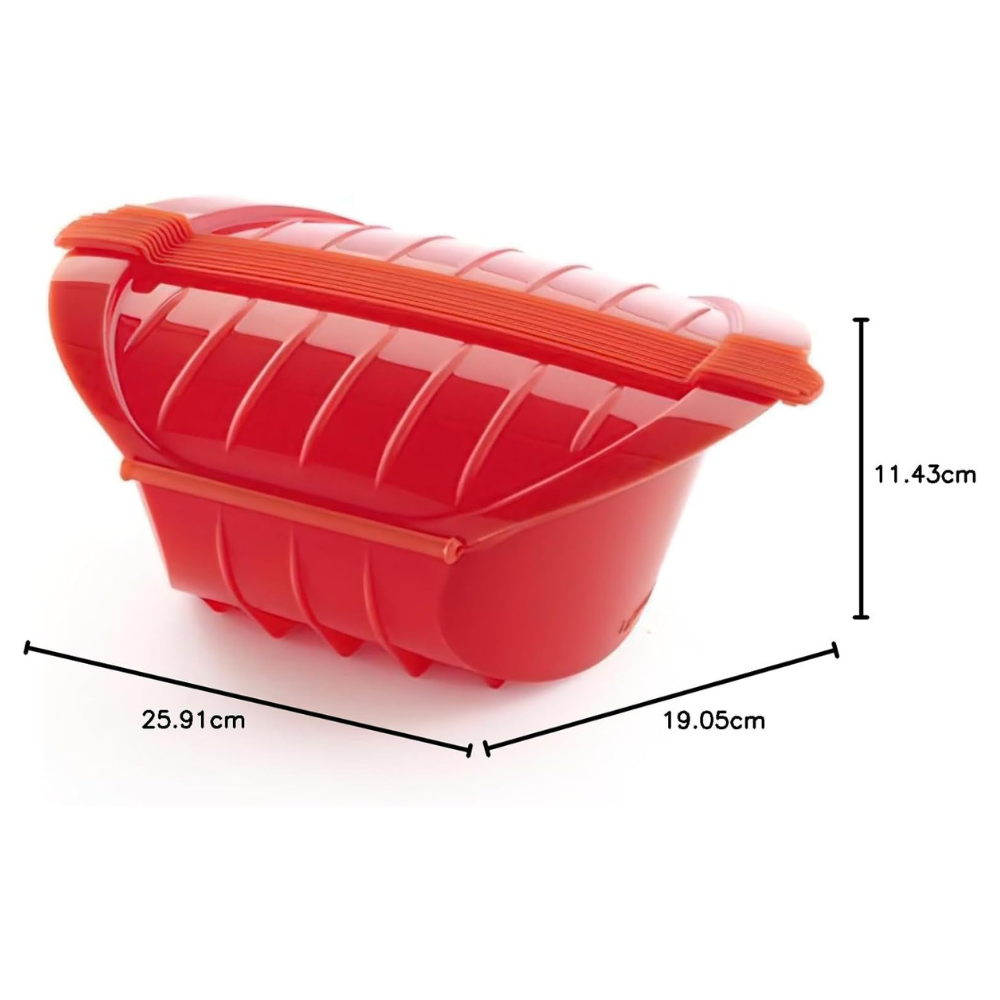 Cocotte OGYA XL (rouge) - Lékué - Cocotte - - La Guilde Culinaire