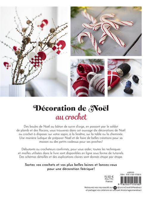 Déco de Noël au crochet - Marabout - Loisir créatif - - La Guilde Culinaire