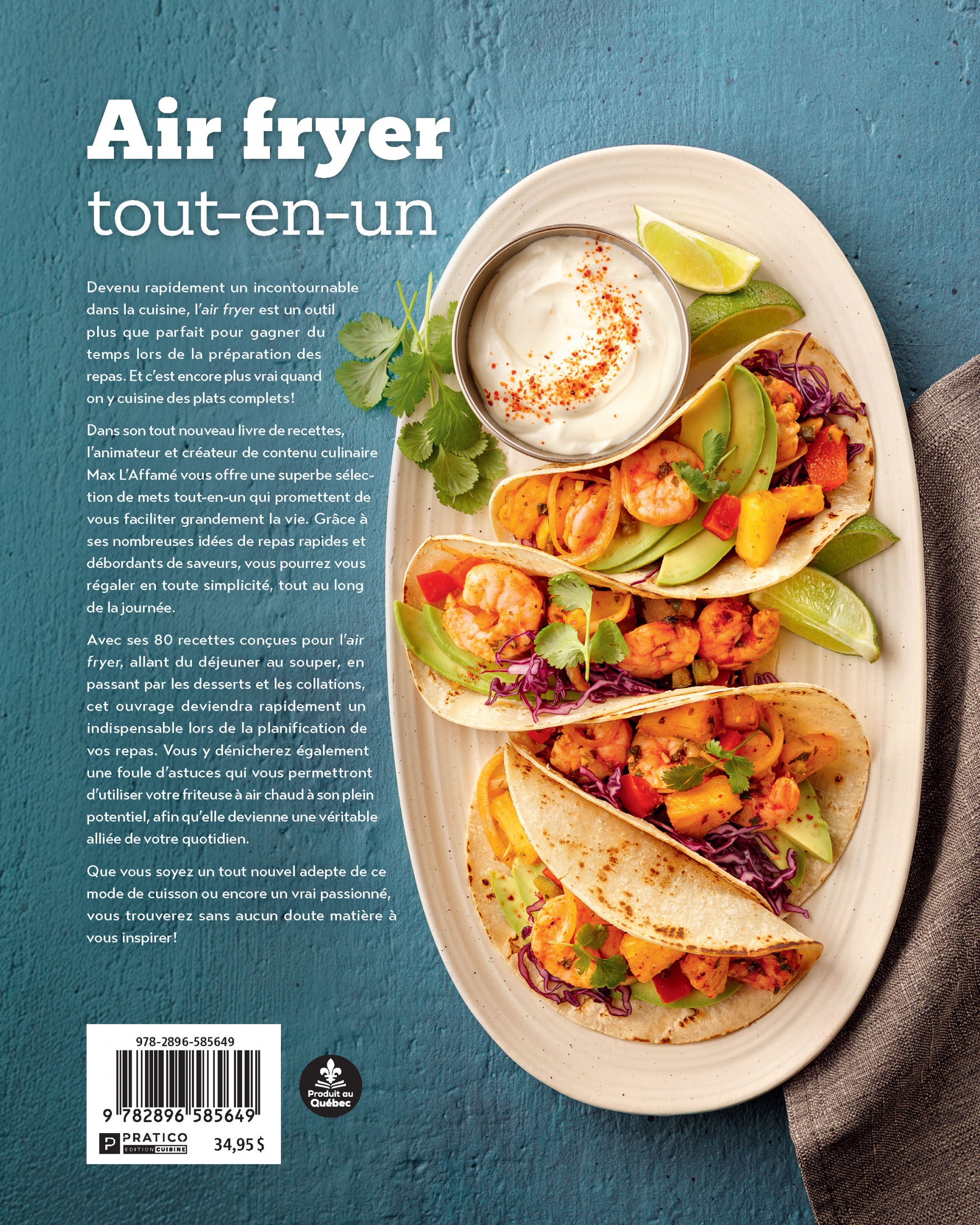 Air fryer tout-en-un - Pratico Ed. - Livre de cuisine - - La Guilde Culinaire