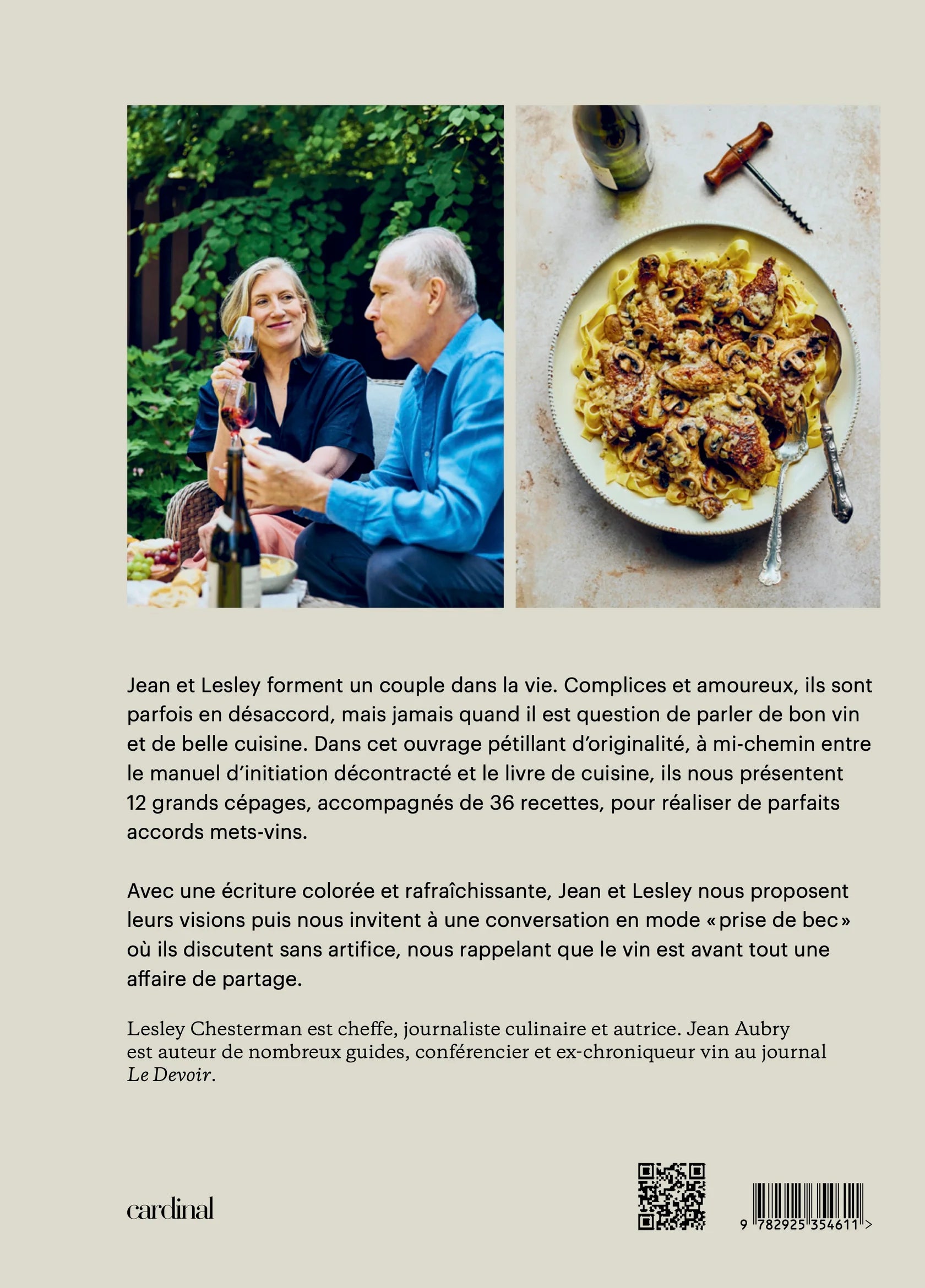 En accord — Cépages, recettes et prises de bec - Cardinal Ed. - Livre de cuisine - - La Guilde Culinaire
