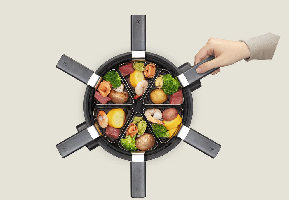 Ensemble à fondue Evolution 6P Mini - Fondussimo - Service à fondue - - La Guilde Culinaire