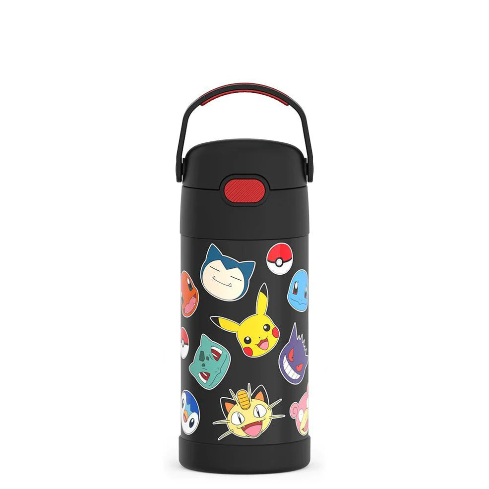 Bouteille d'eau funtainer avec paille 12oz - Pokémon    - Thermos - Bouteille d'eau - 