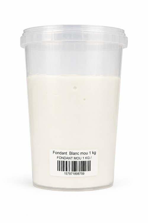Fondant Blanc mou 1 kg - La Guilde Culinaire - Accessoire - - La Guilde Culinaire