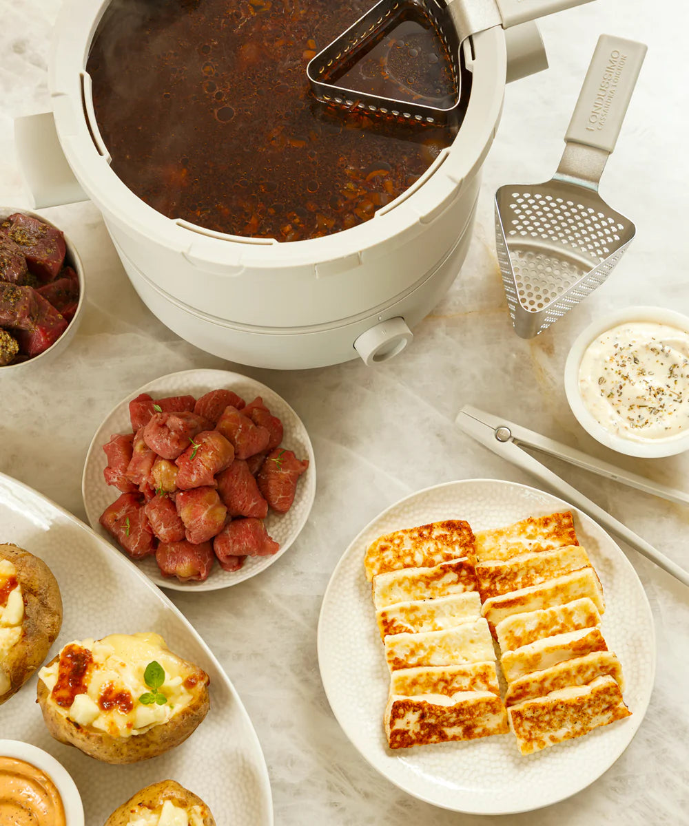 Ensemble à fondue Evolution édition Cassandra Loignon - Fondussimo - Service à fondue - - La Guilde Culinaire