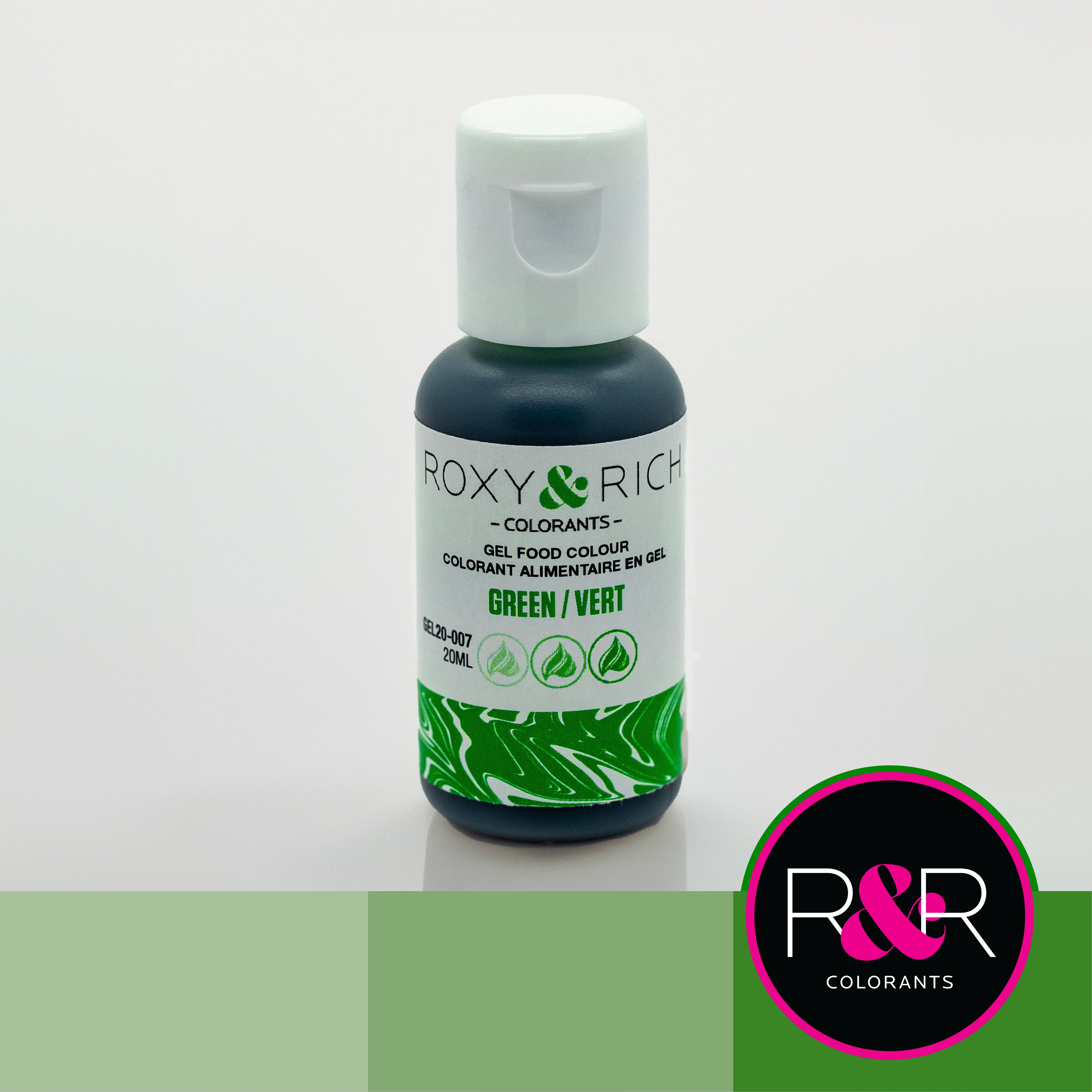 Gel colorant - Vert (20ml)    - Roxy & Rich - Colorant alimentaire - 