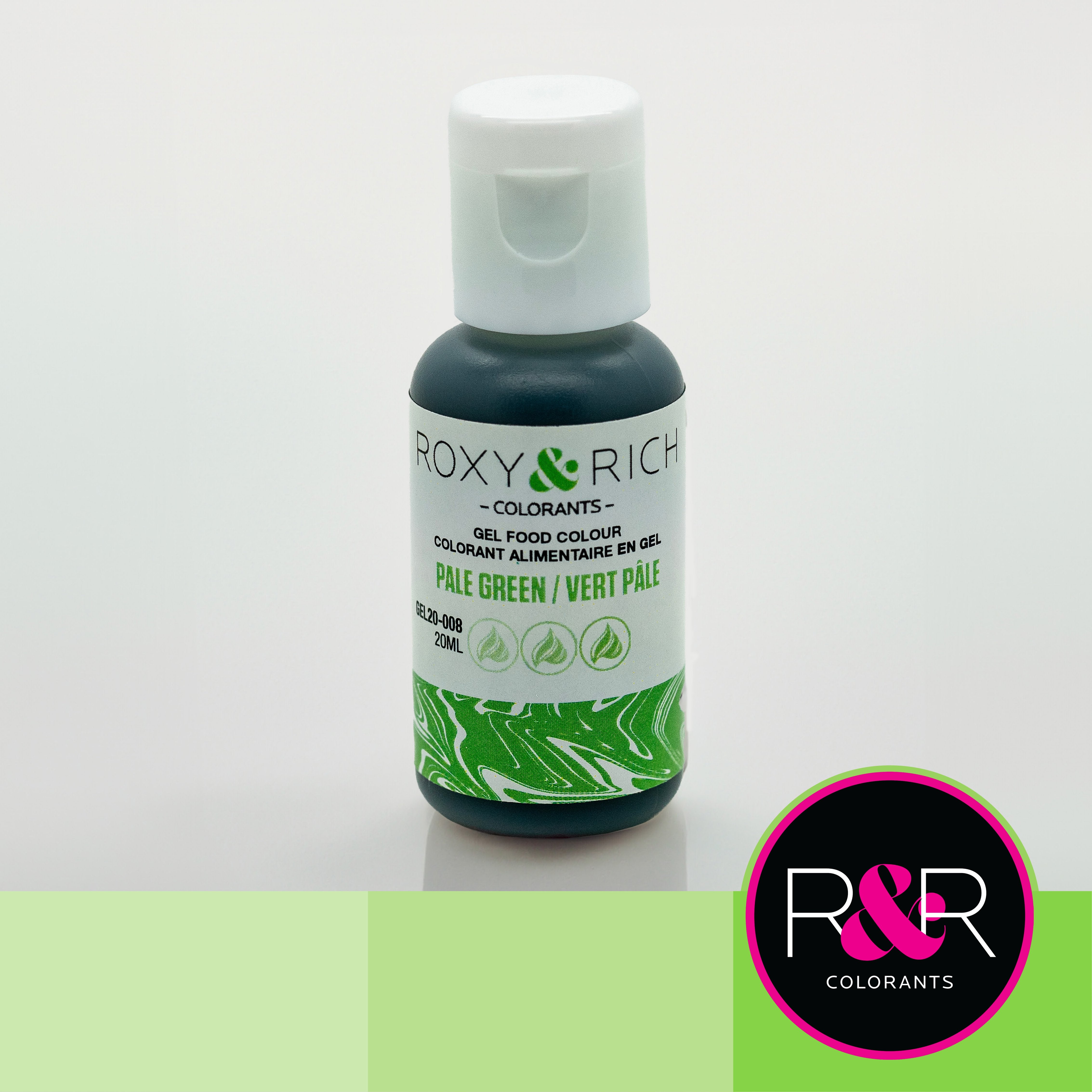 Gel colorant - Vert Pâle (20ml)    - Roxy & Rich - Colorant alimentaire - 