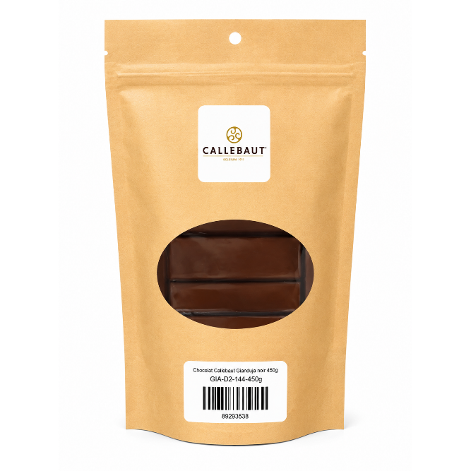 Chocolat Callebaut Gianduja noir 450g - Callebaut - Chocolat noir - - La Guilde Culinaire