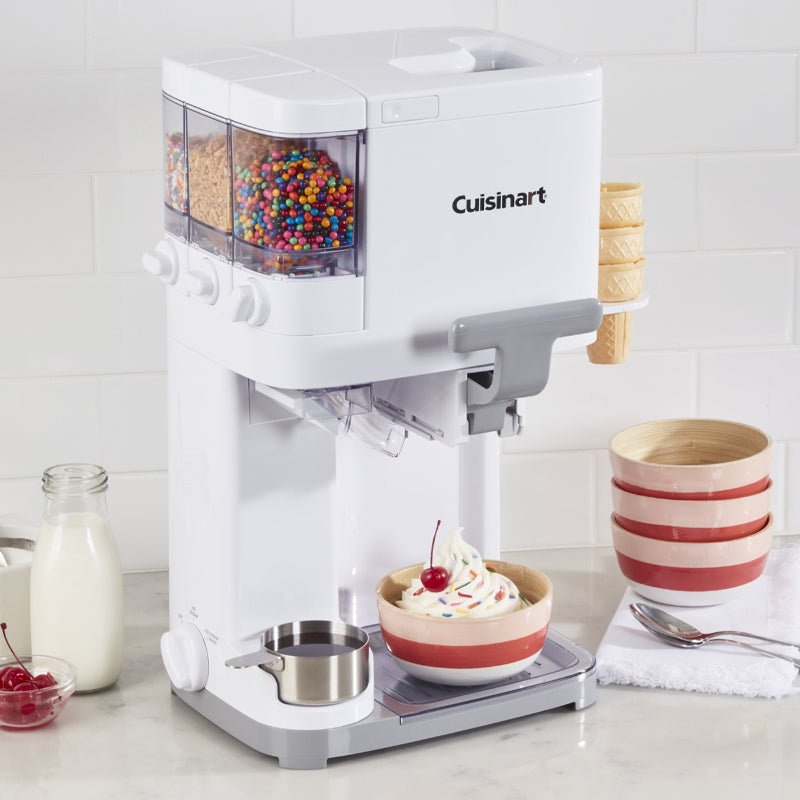Machine à crème glacée molle mix it in    - Cuisinart - Sorbetière et turbine à glace - 