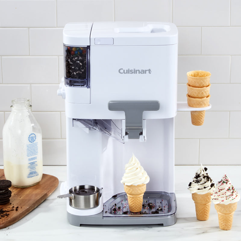 Machine à crème glacée molle mix it in    - Cuisinart - Sorbetière et turbine à glace - 