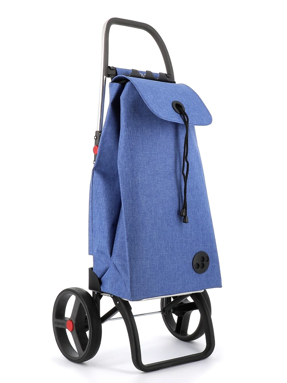 Chariot IMax Tweed Logic RSG 2 Grandes Roues Pliante Bleu marin - Rolser - Sac à épicerie - IMX388NAVY - La Guilde Culinaire