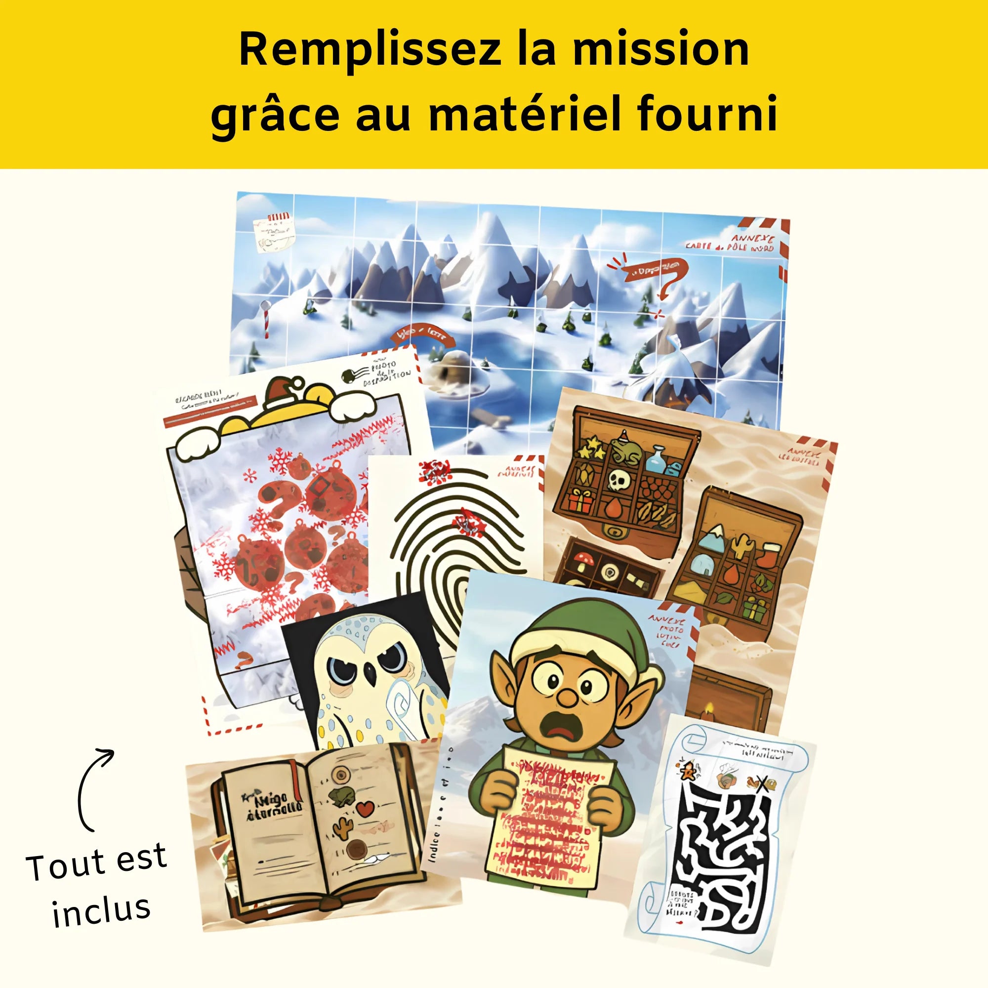 L'affaire du traîneau disparu : Calendrier de l'Avent - Charlo Jeux et Aventures - Calendrier de l'avent - - La Guilde Culinaire