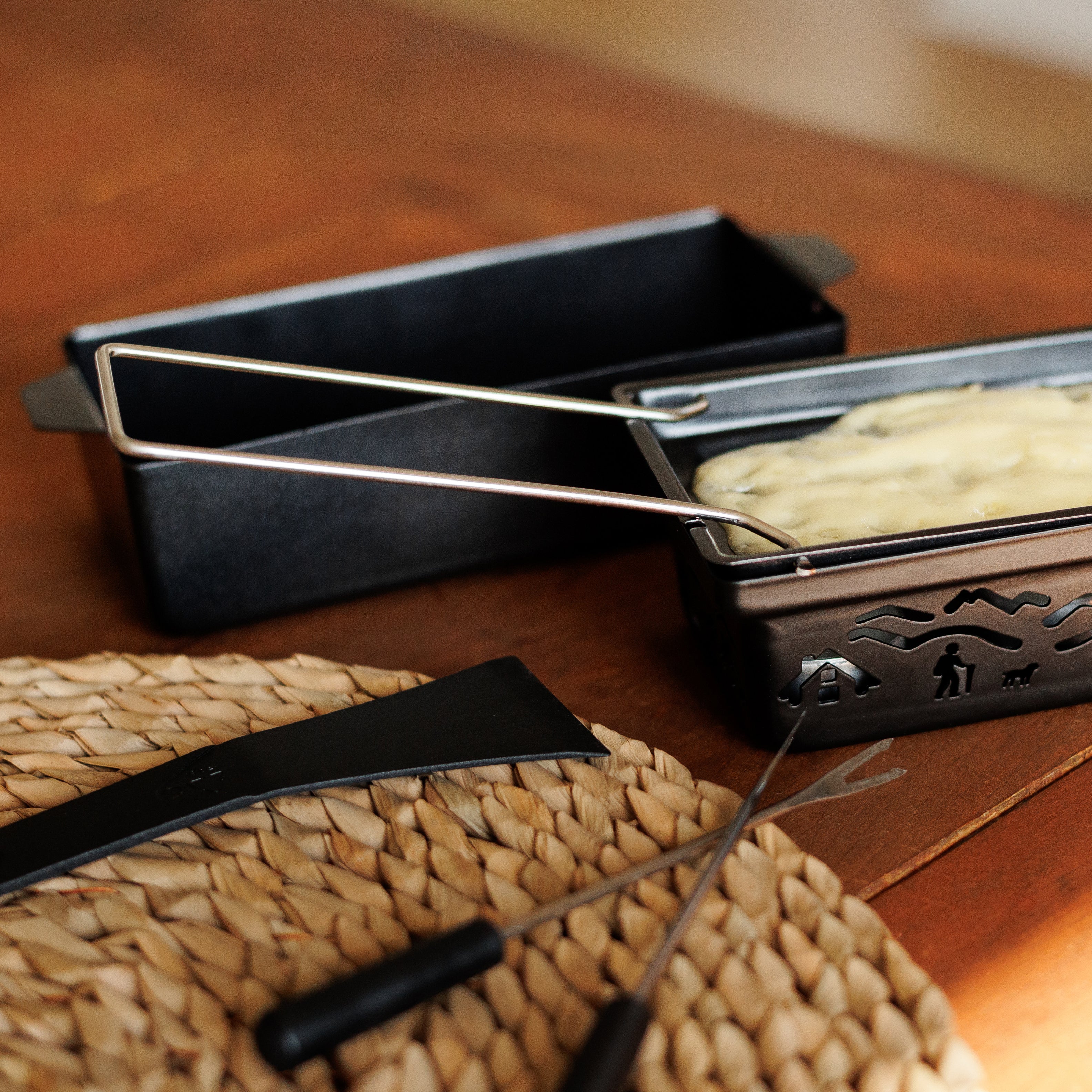 Set de raclette et fondue portable, Swissmar