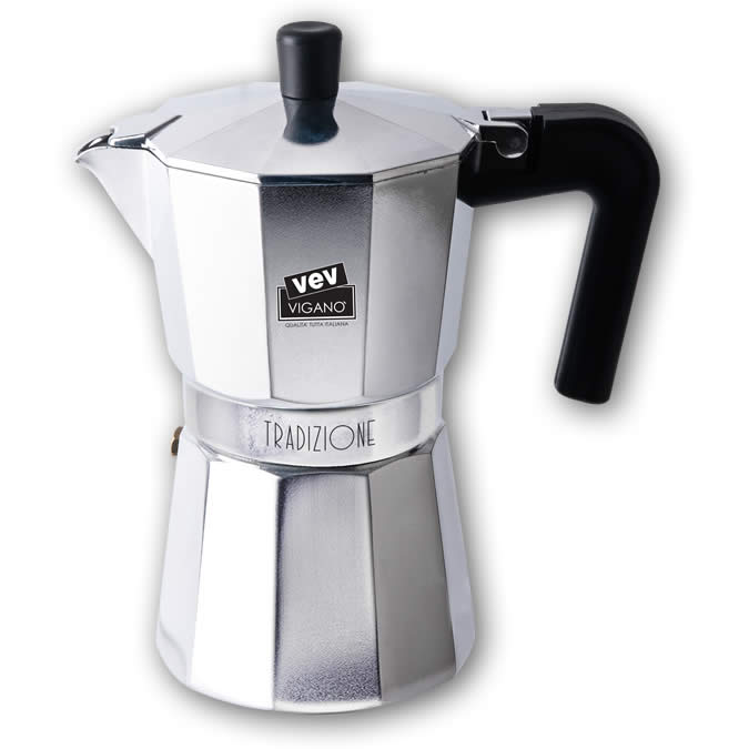 Cafetière expresso Moka Tradizioni 3 tasses - Vev Vigano - Cafetière italienne - KP300 - La Guilde Culinaire
