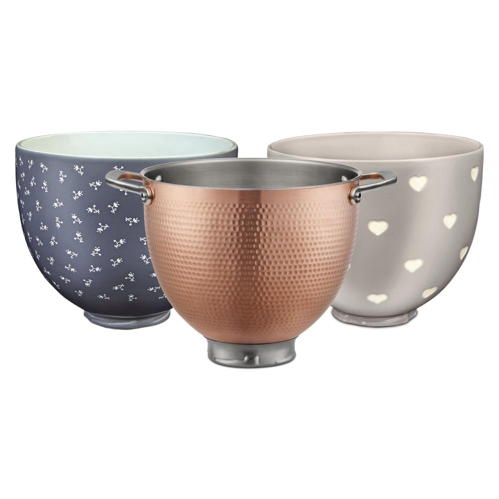 Bol en cuivre martelé de 5 pintes, KitchenAid - Kitchenaid - Bol batteur sur socle - - La Guilde Culinaire