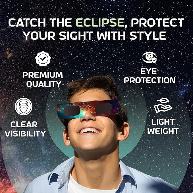 Solar eclipse goggles in Canada (ISO 12312-2 CE standard) La