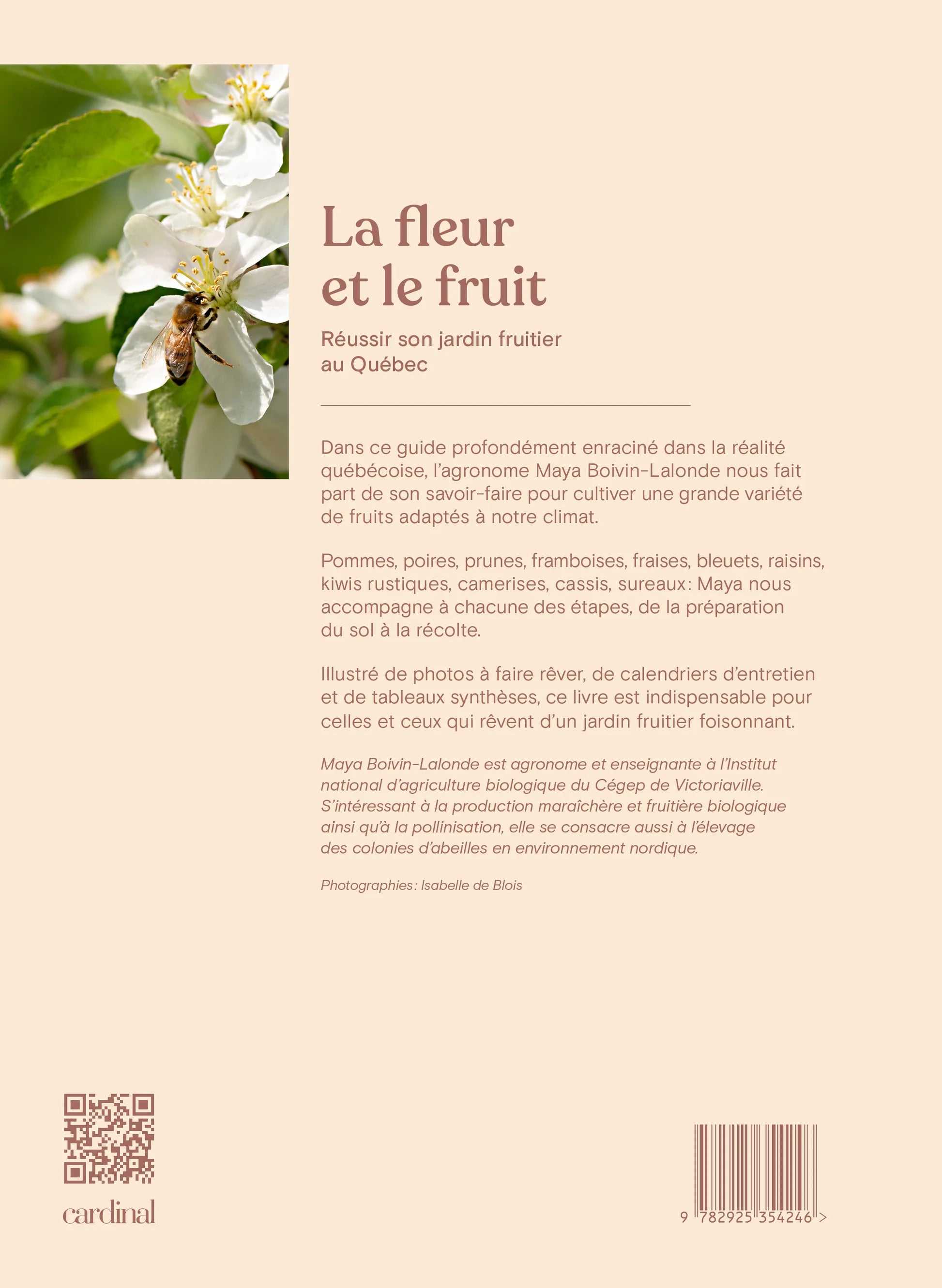 La fleur et le fruit - Réussir son jardin fruitier au Québec