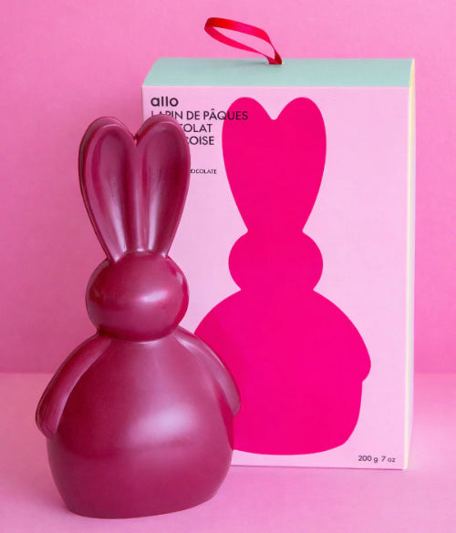 Lapin de Pâques - FRAMBOISE - Allo Simonne - Chocolat - - La Guilde Culinaire