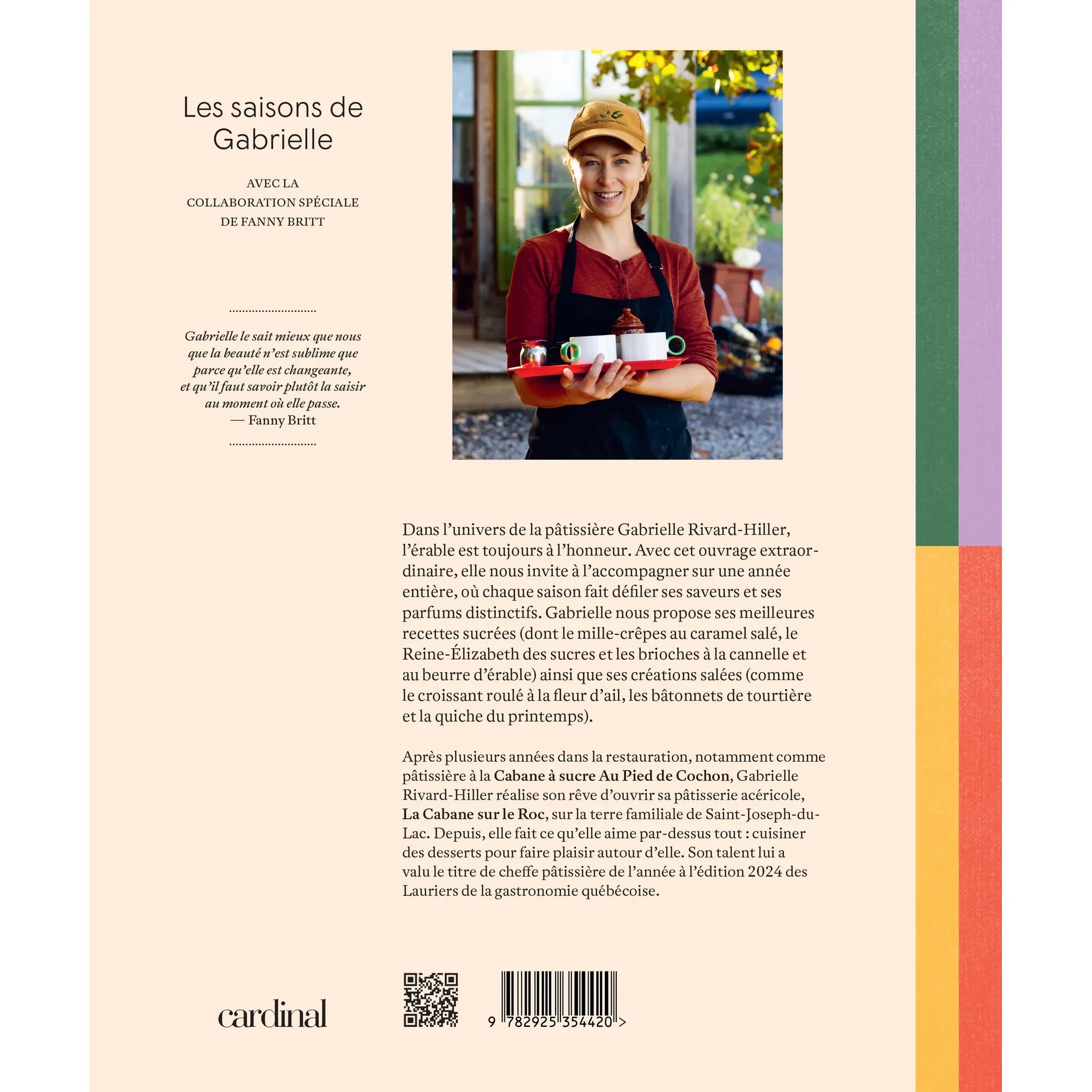 Les saisons de Gabrielle : Biscuits, érable et petits fruits - Cardinal Ed. - Livre de cuisine - - La Guilde Culinaire