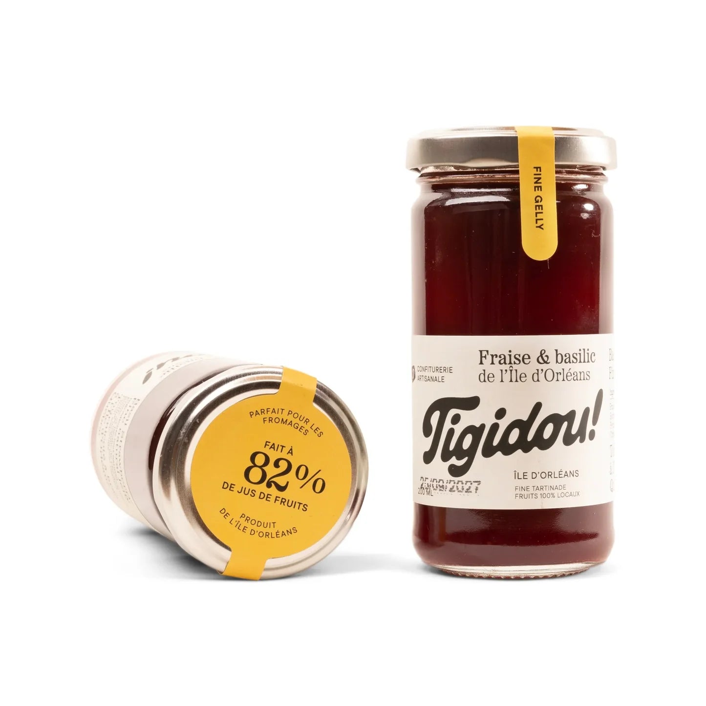 Confiture fraise d'été et basilic frais - Tigidou - Confiture - - La Guilde Culinaire