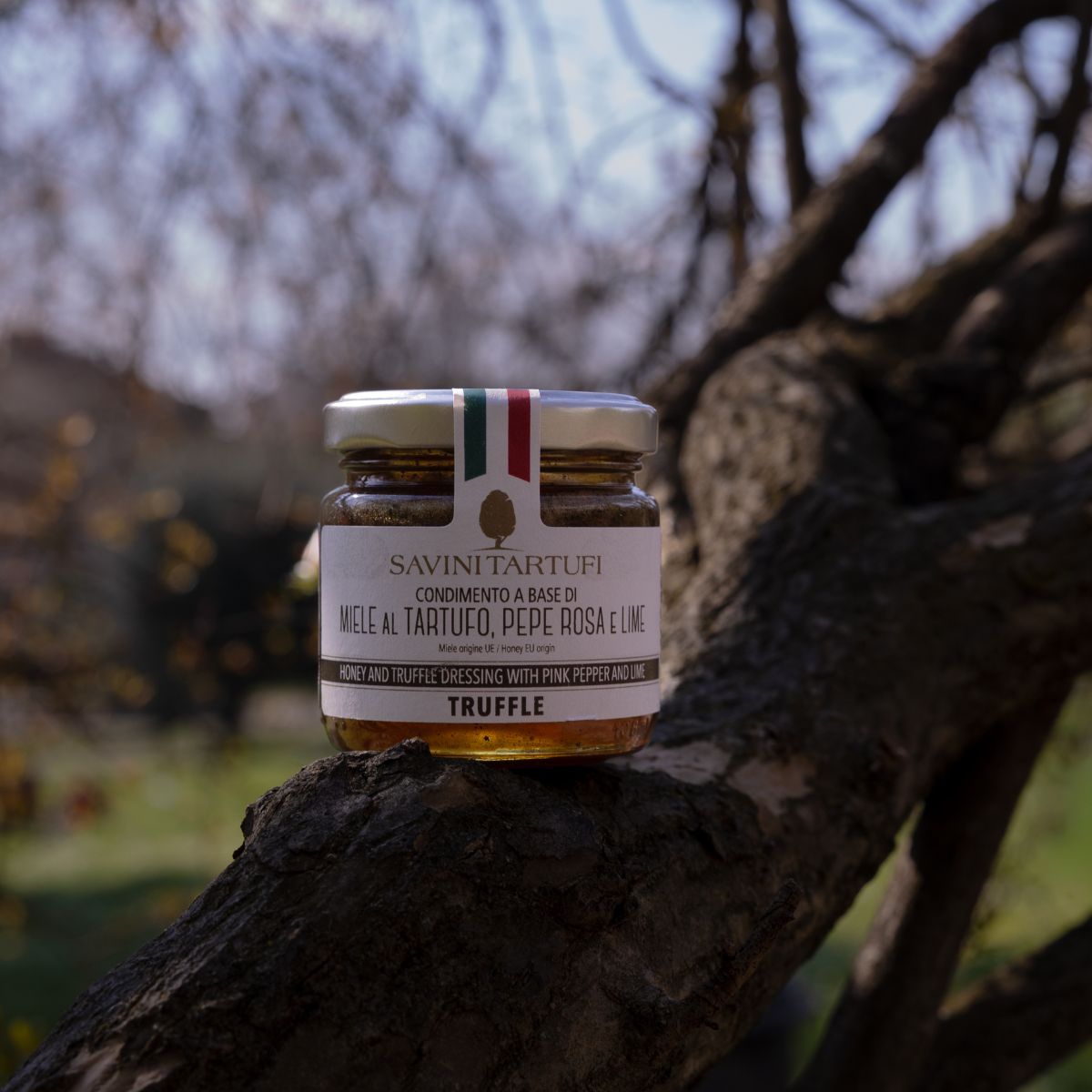 Condiment au miel et à la truffe, poivre rose et citron vert 120gr - Savini Tartufi - Sauce - - La Guilde Culinaire