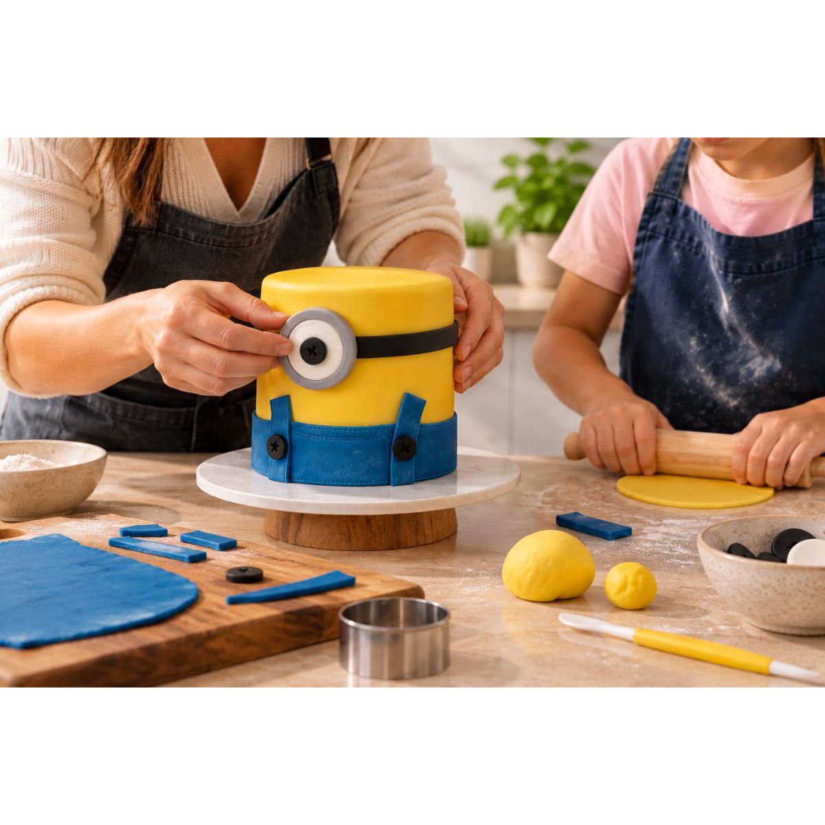 PARENT-ENFANT : DÉCORATION DE GÂTEAUX "LE MINION" - La Guilde Culinaire - Cours - Cours de cuisine - - La Guilde Culinaire